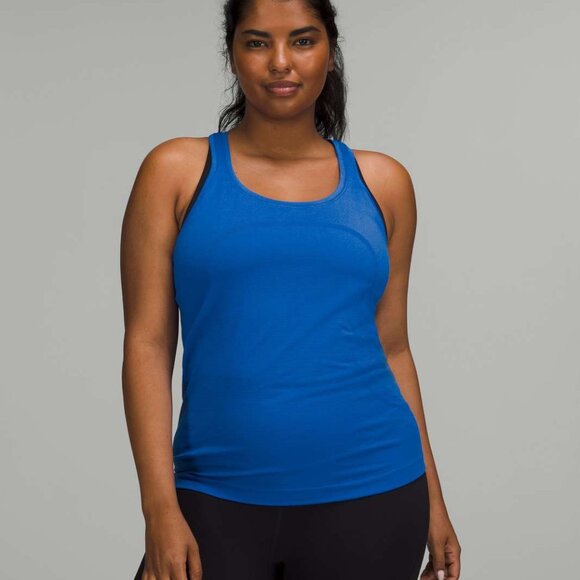 Lululemon Swiftly Tech Racerback Tank Top 2.0 Blazer Blue Tone  size 14 - Picture 1 of 9
